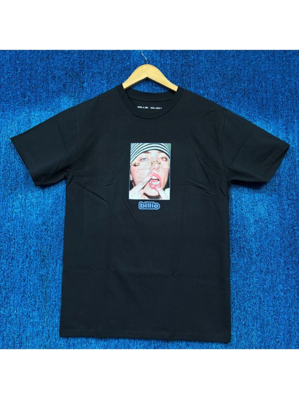 Billie Eilish Glasses and Grills Portrait Bedroom Pop Tee M